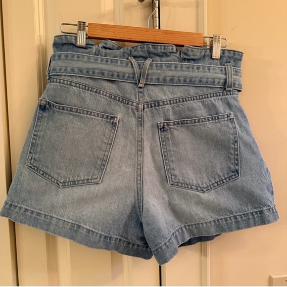 Veronica Beard Nori Paperbag Denim Shorts - Picture 7 of 9